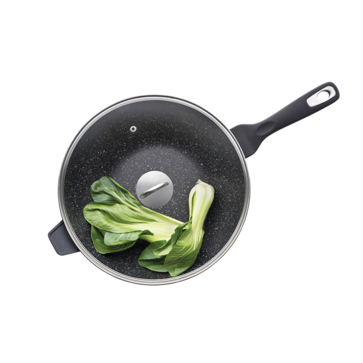 Wok avec couvercle 12" GRANITE - Cuisine::pro® Cuisine::pro®