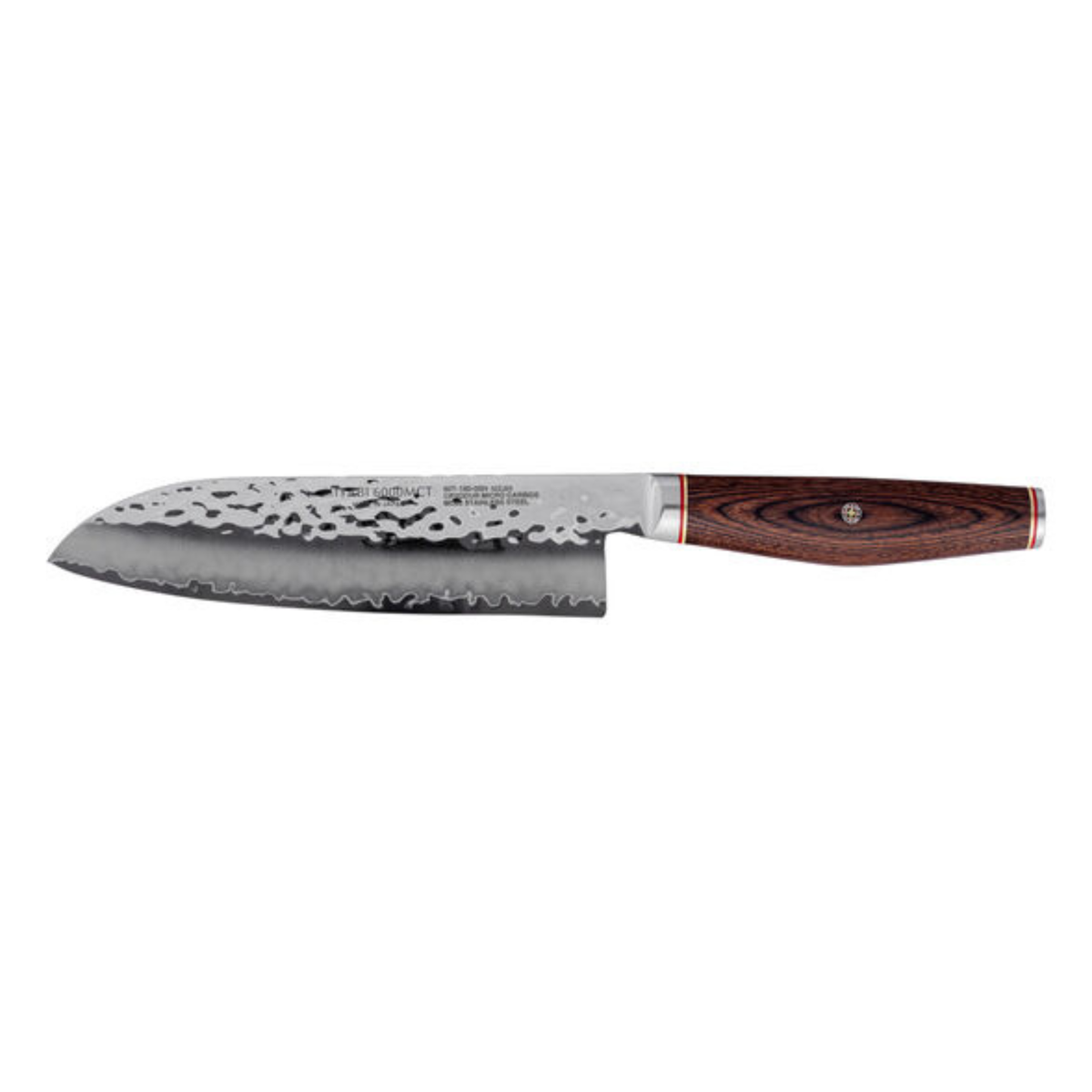 couteau santoku japonais Miyabi artisan vue complète
