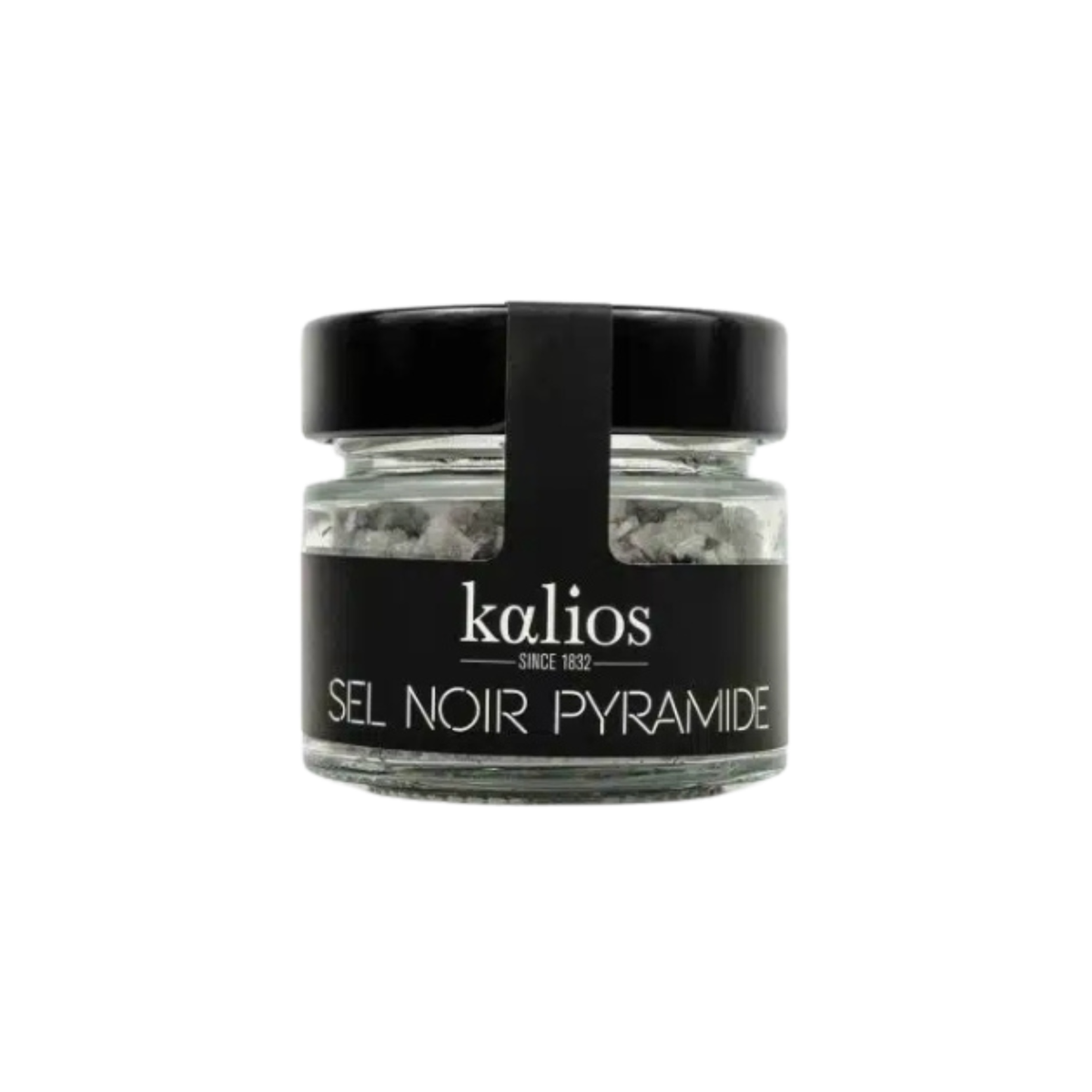 sel noir pyramidal Kalios cristaux vue complète
