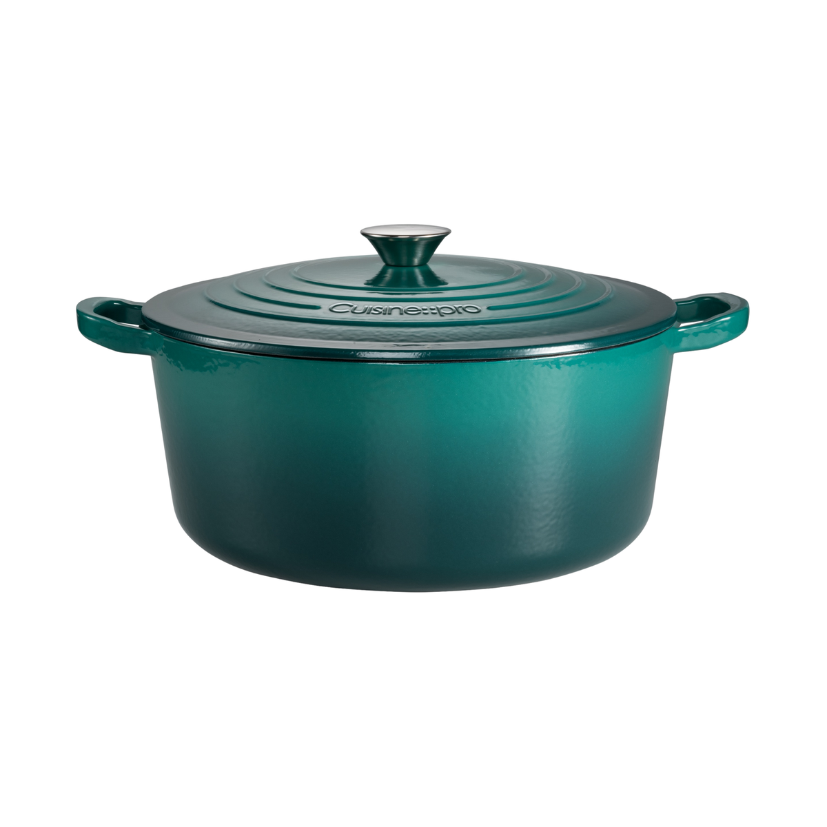 Cocotte ronde en fonte sarcelle LE CONNOISSEUR™ 6,3 L - Cuisine::pro® Cuisine::pro®