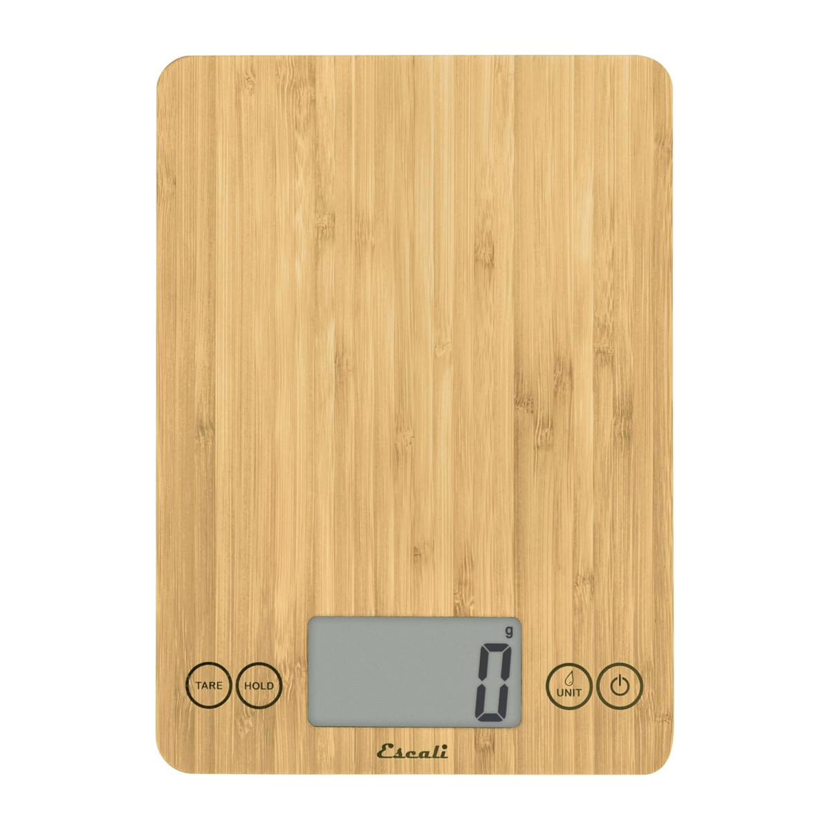 Balance de cuisine numérique en verre Arti bambou 15 lb – Escali