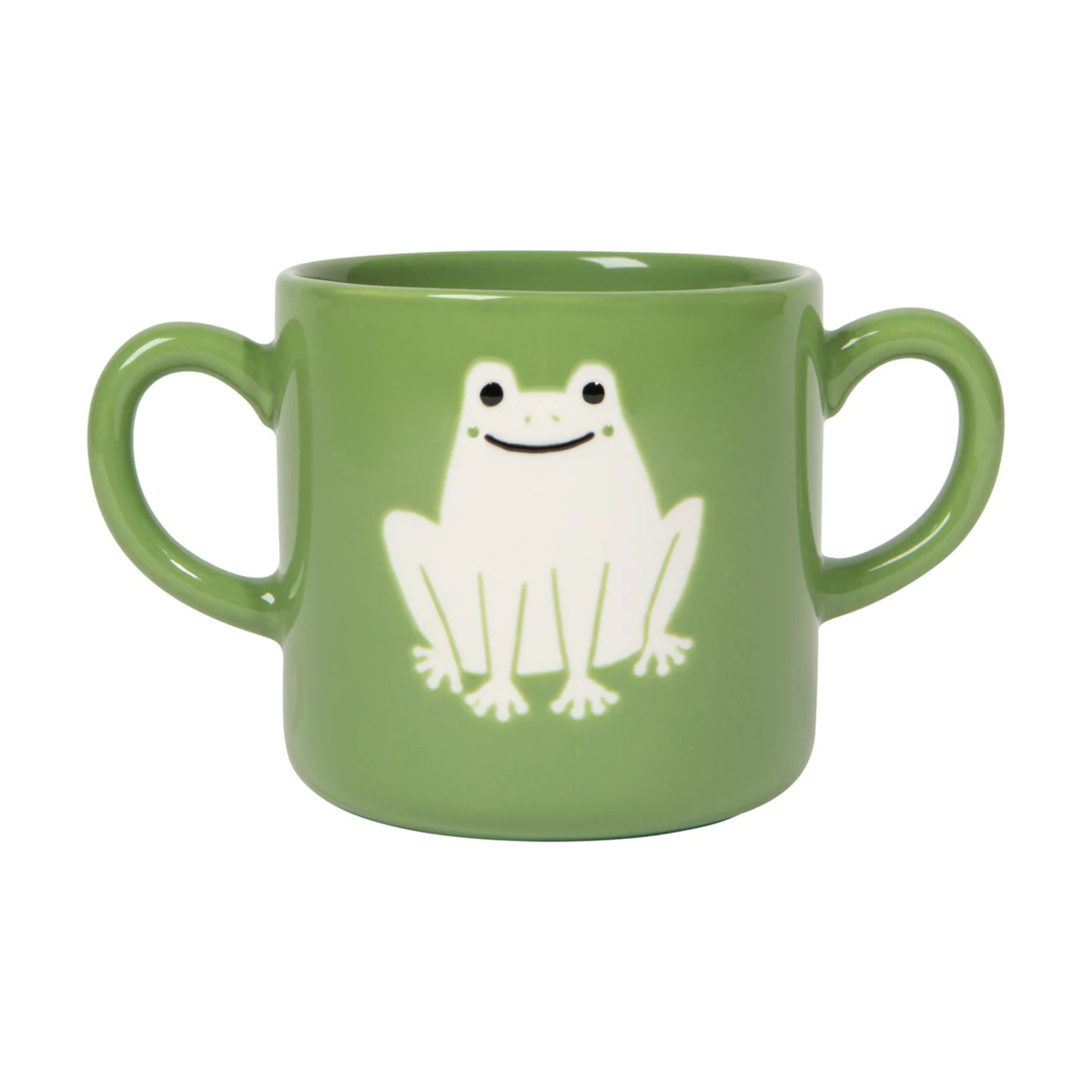 Tasse à anse double verte avec grenouille 355 ml - Danica Danica