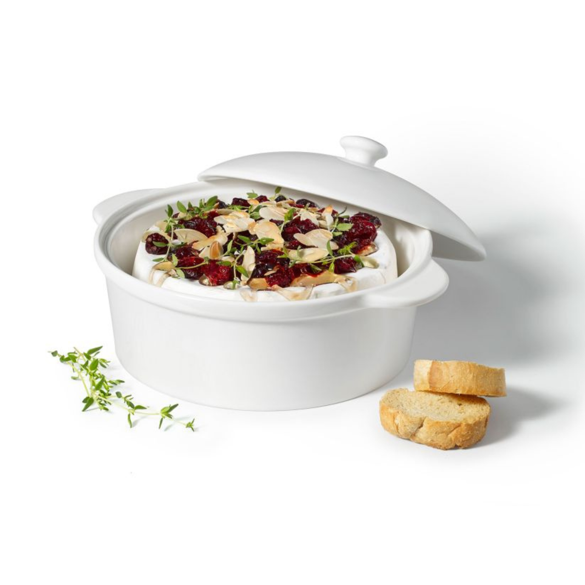Plat à brie en porcelaine avec couvercle Gourmet Bistro 960 ml – Starfrit