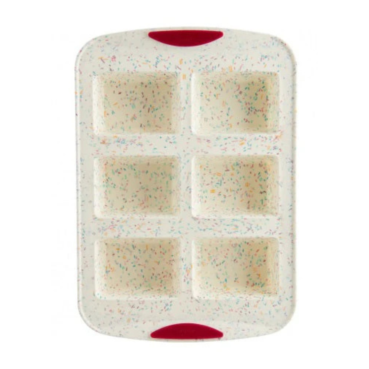 Moule à 6 mini pains en silicone Confetti – Trudeau