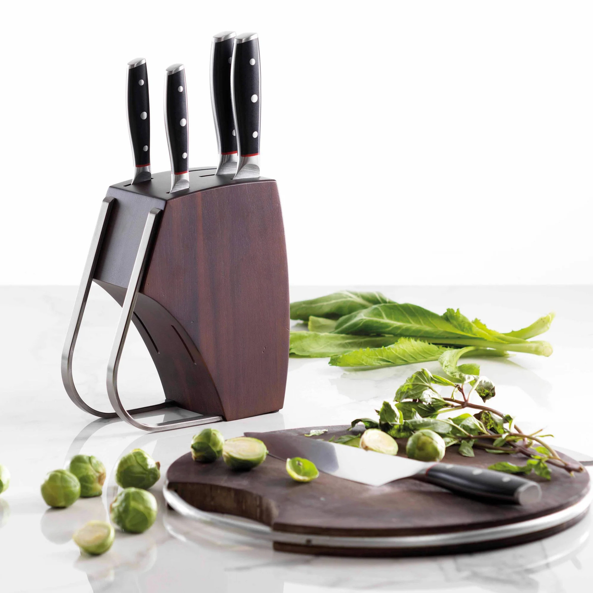bloc de couteaux cuisine en bois d’acacia iconiX™