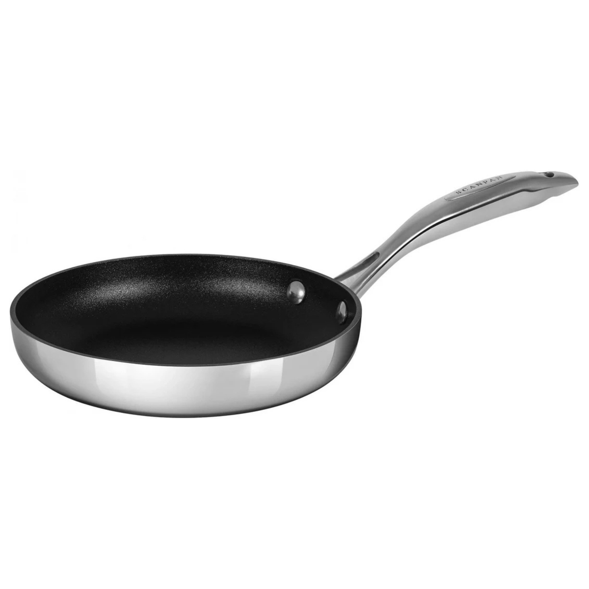 Poêle antiadhésive Scanpan HaptIQ 26 cm en acier inoxydable avec poignée ergonomique