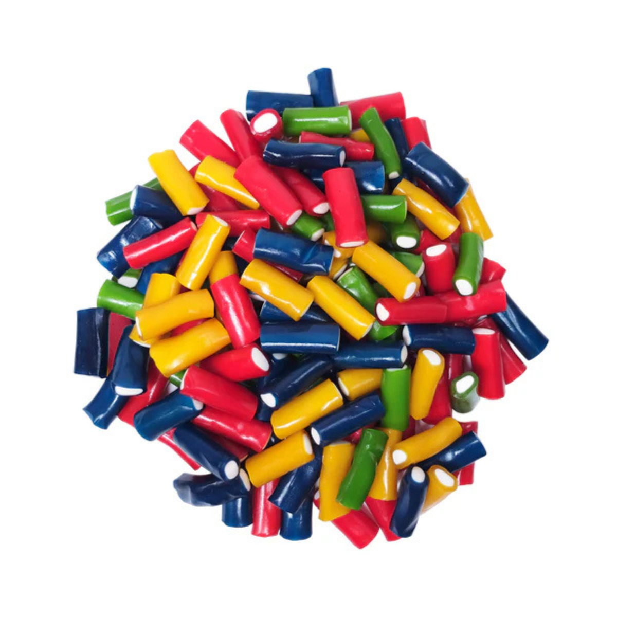 Bonbons réglisse colorés en gros plan texture moelleuse
