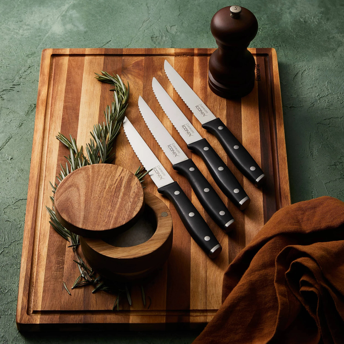 couteaux à steak Cuisine::pro® iconiX™ vue de dessus