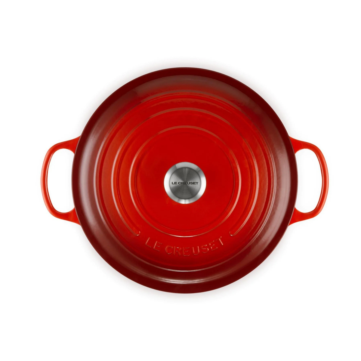 Cocotte ronde en fonte émaillée Signature Cerise 8,1 L – Le Creuset