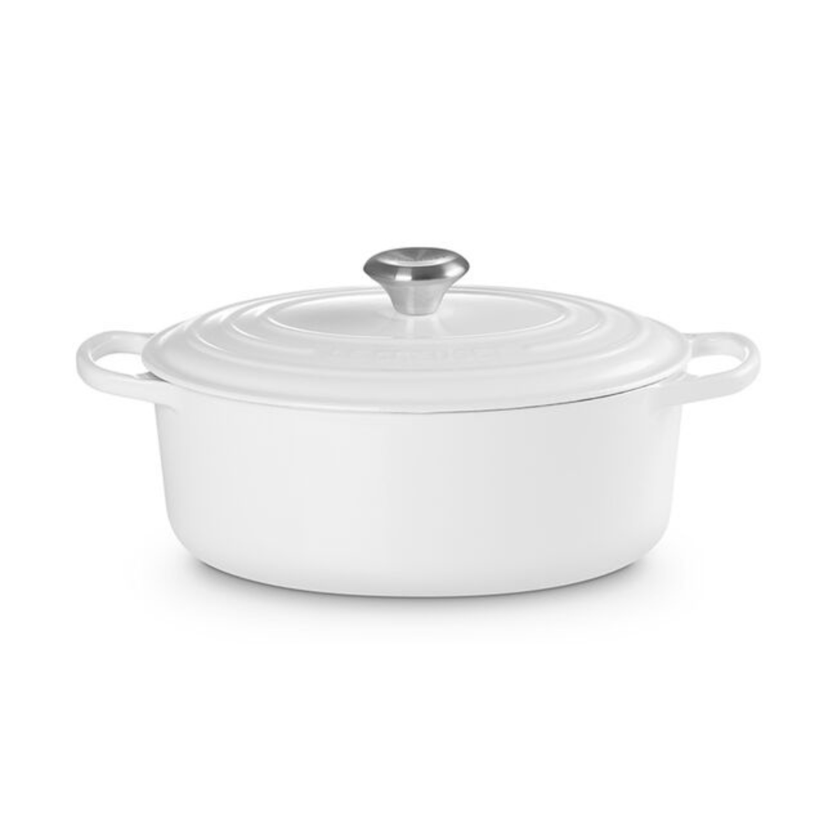 Cocotte ovale en fonte émaillée Blanc 4,7 L - Le Creuset
