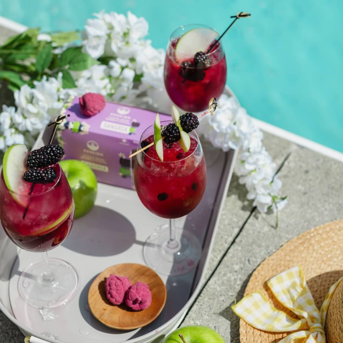 Ensemble de 6 bombes à sangria mûre, pomme verte et vanille – Poseidn