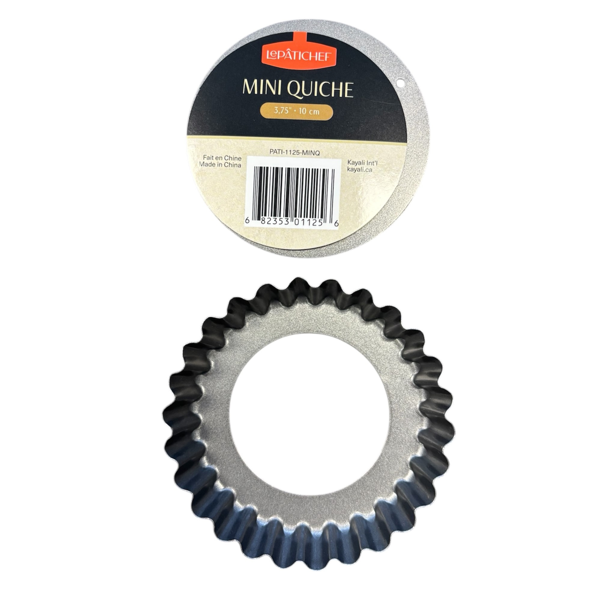 Mini moule à quiche à fond amovible 10 cm – Le Pâtichef