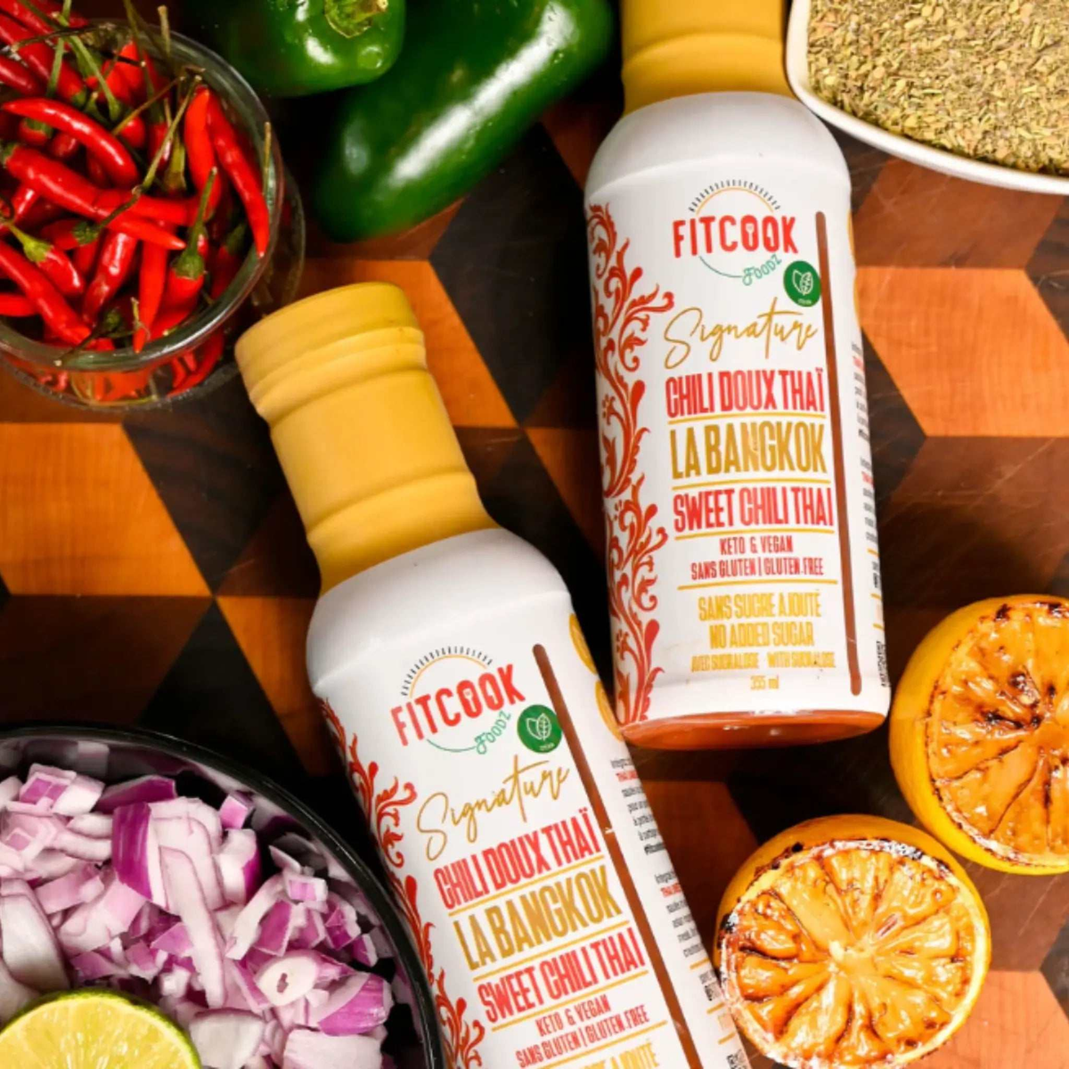 Sauce chili doux thaï La Bangkok 355 ml - Le Fit Cook Le Fit Cook