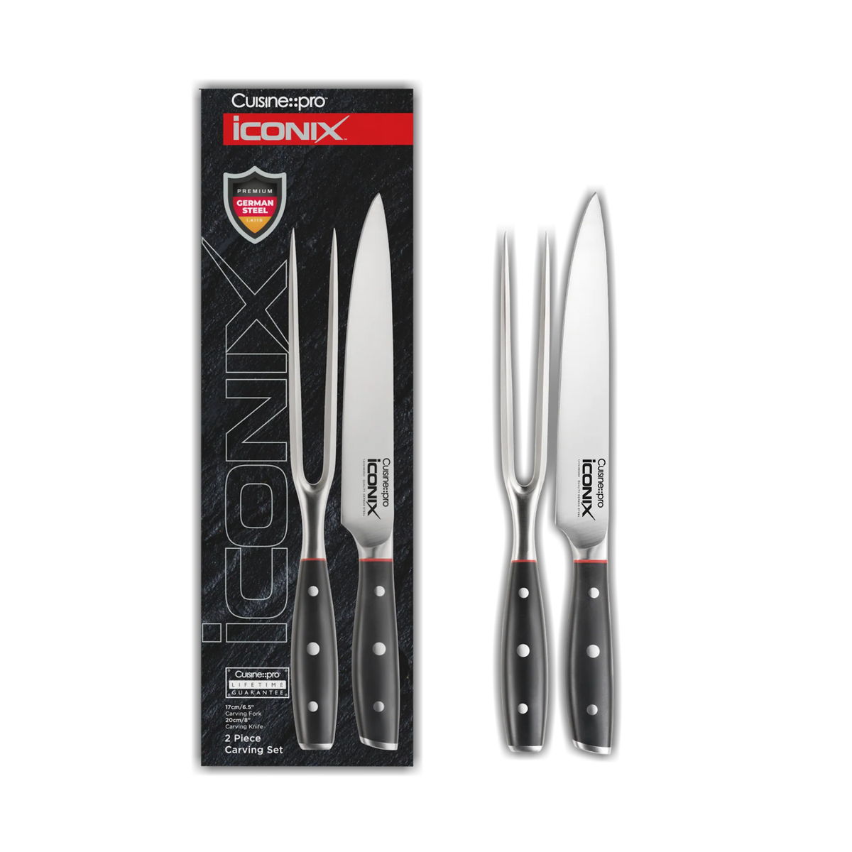 ensemble carving Cuisine::pro® iconiX™ couteau et fourchette