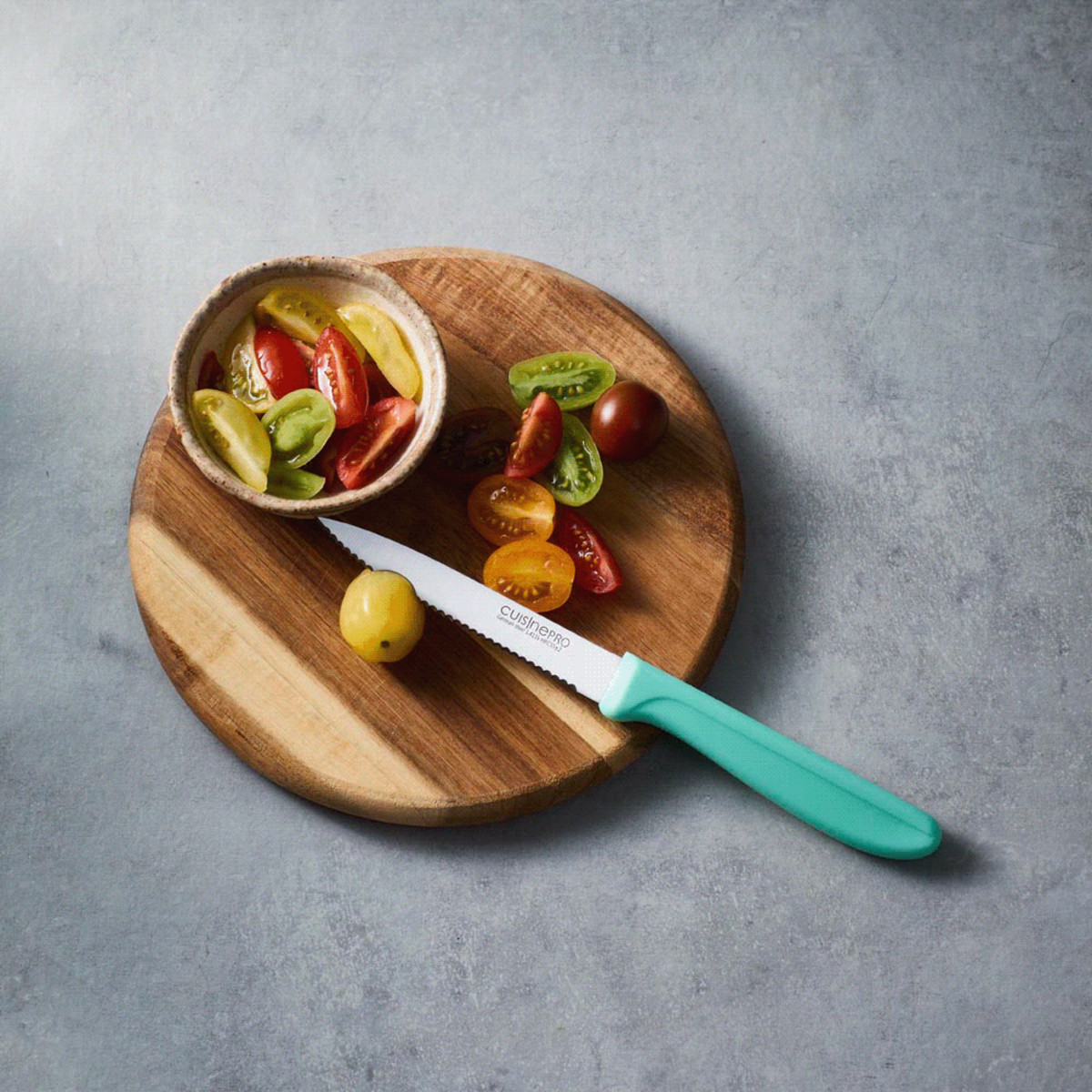 Couteau utilitaire dentelé 10 cm CLASSIC turquoise – Cuisine::pro® Cuisine::pro®