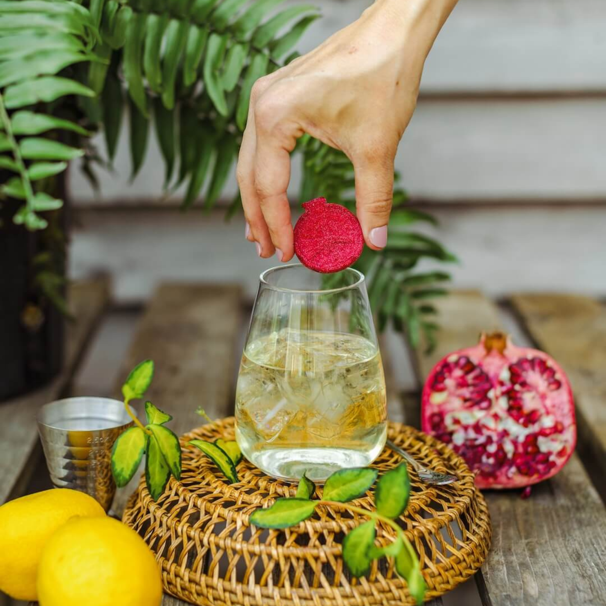 Ensemble de 6 bombes à sangria grenade, hibiscus et camerise – Poseidn