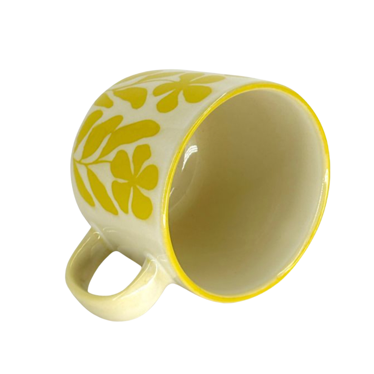 Yellow Tropical Stoneware Mug 590 ml – Danesco
