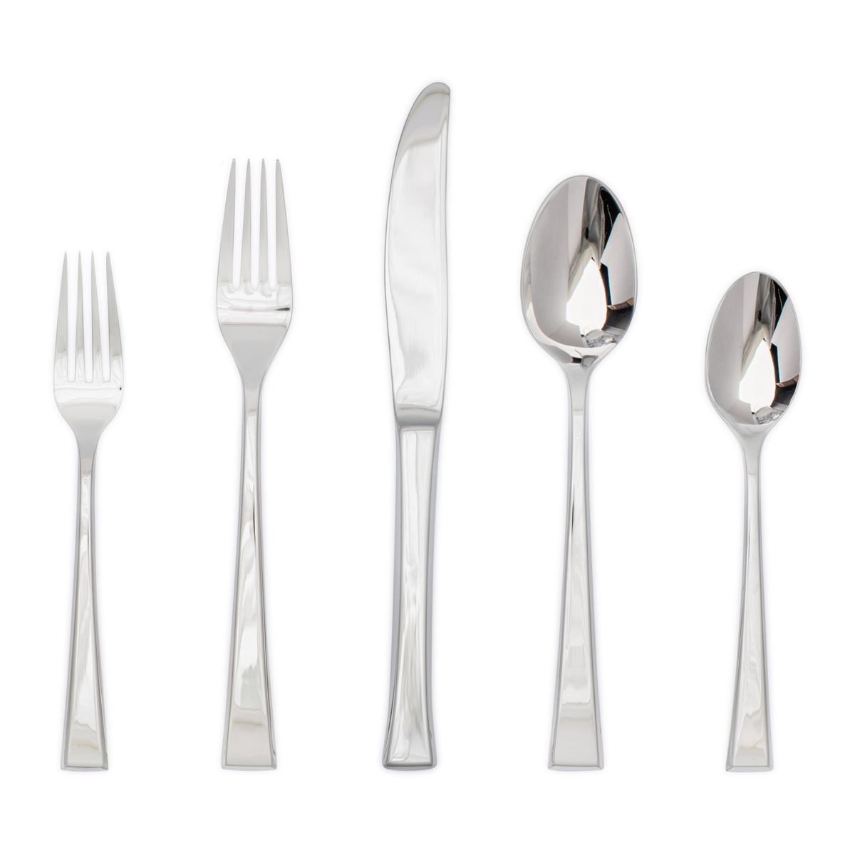 ensemble d’ustensiles inox vue complète arosa