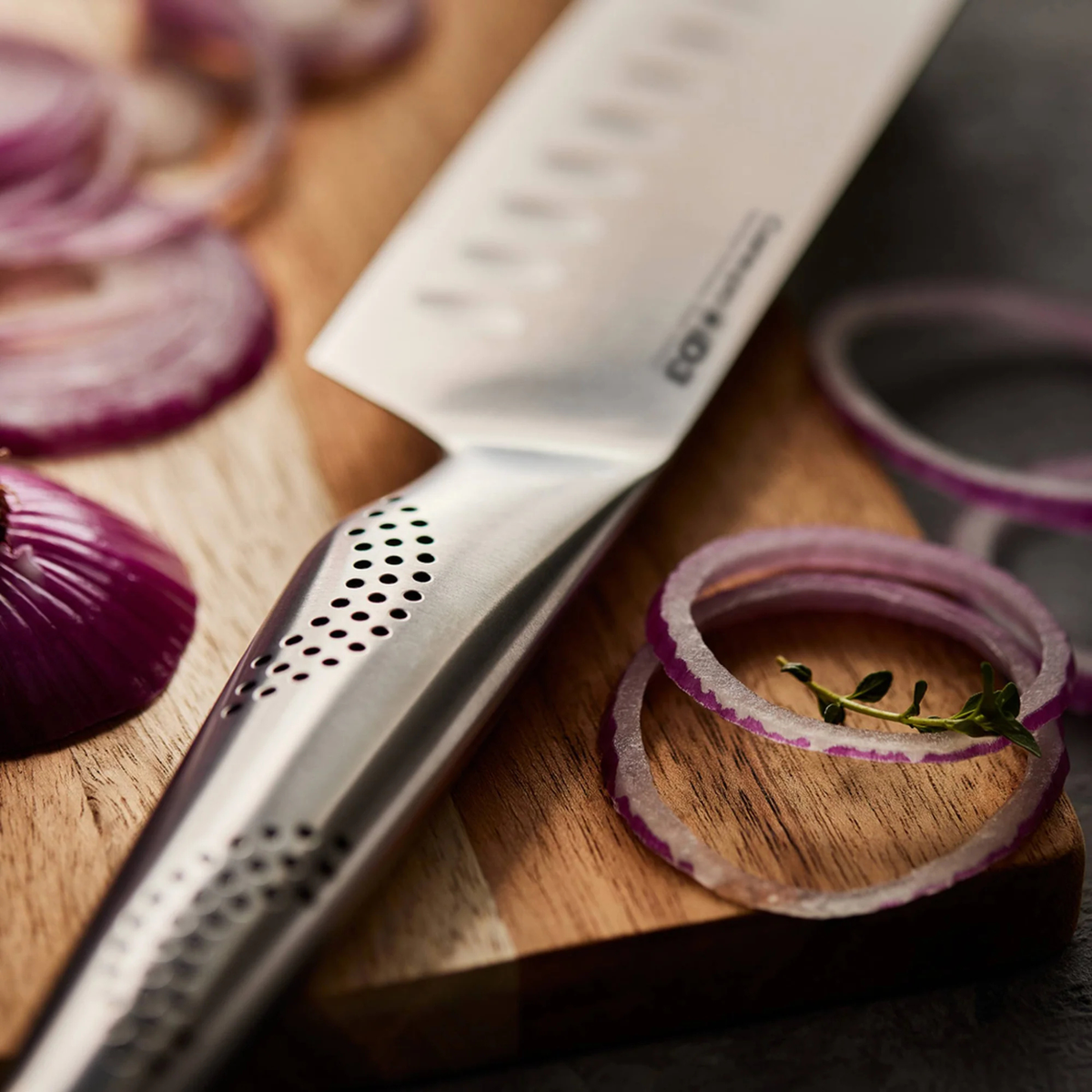Ensemble couteau Santoku et planche à découper iD3® 18 cm – Cuisine::pro®