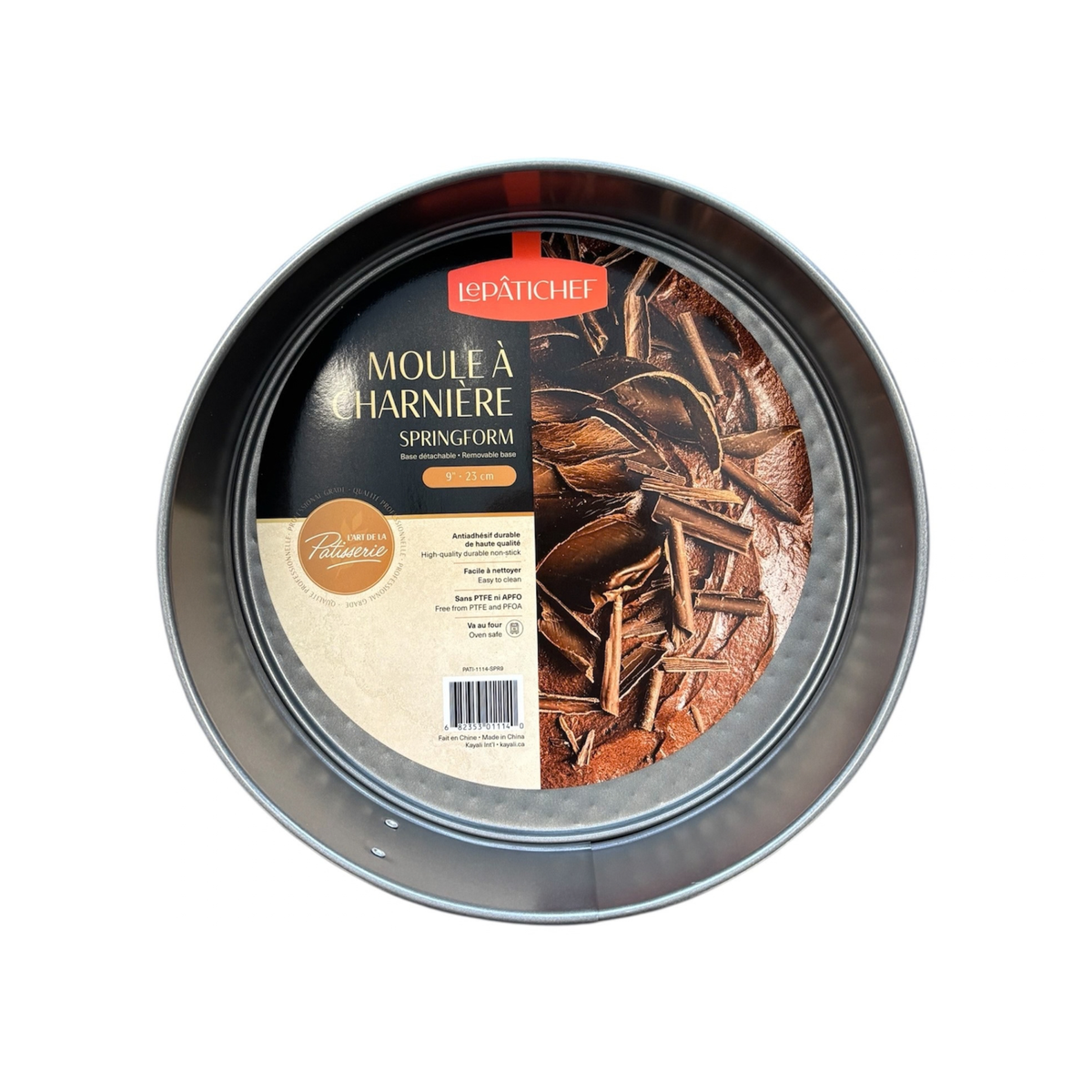 Moule à charnière antiadhésif à base amovible 23 cm – Le Pâtichef