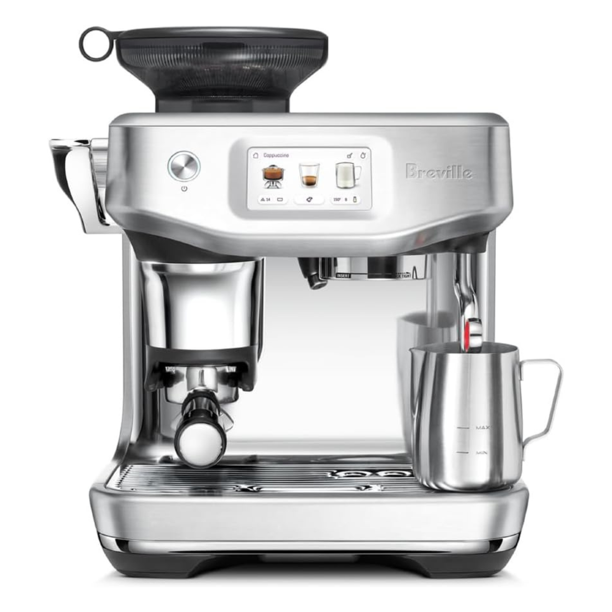 Machine à café automatique Barista Touch™ Impress acier inoxydable brossé – Breville