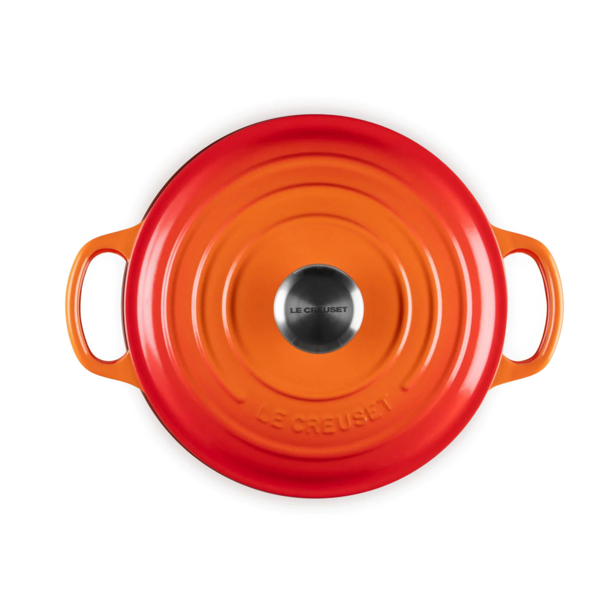 Cocotte ronde en fonte émaillée Signature Volcanique 5,3 L – Le Creuset