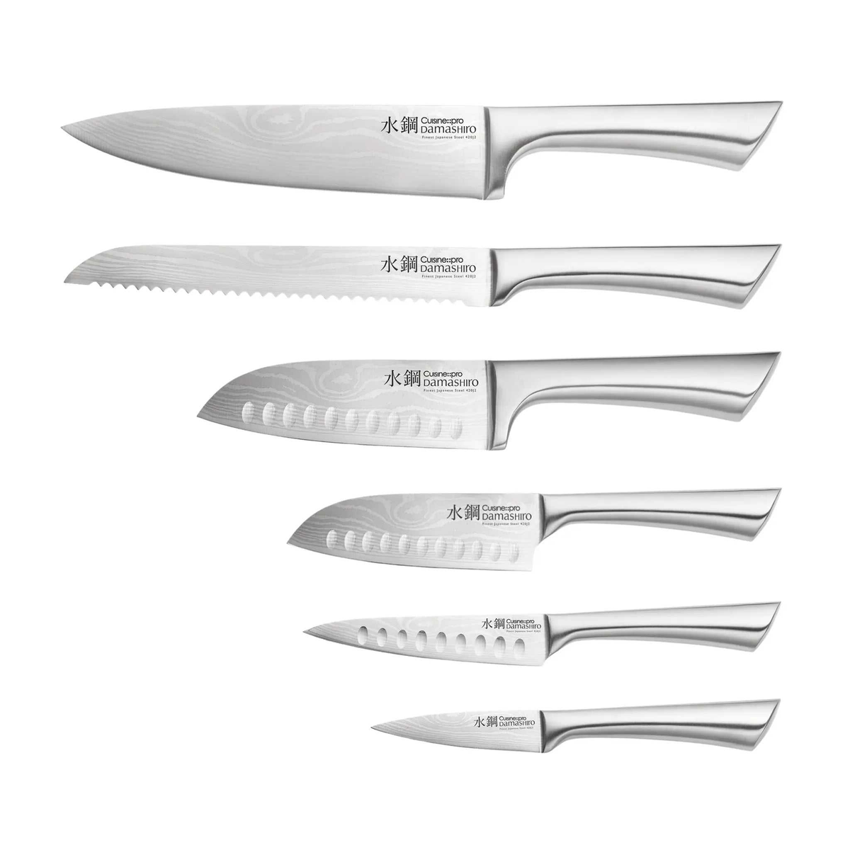 Bloc de couteaux Kinzoku Damashiro® 7 pièces - Cuisine::pro® Cuisine::pro®