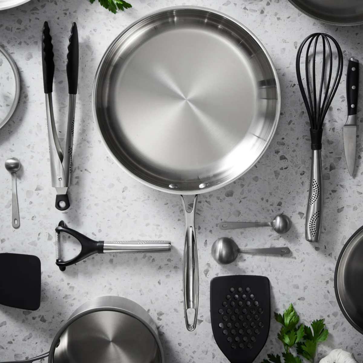 iconiX™ 28 cm Stainless Steel Frypan - Cuisine::pro®
