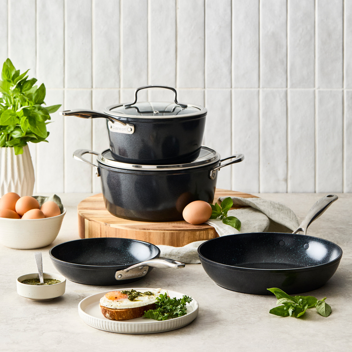 Batterie de cuisine 6 pièces GREEN STONE™ – Cuisine::pro® Cuisine::pro®