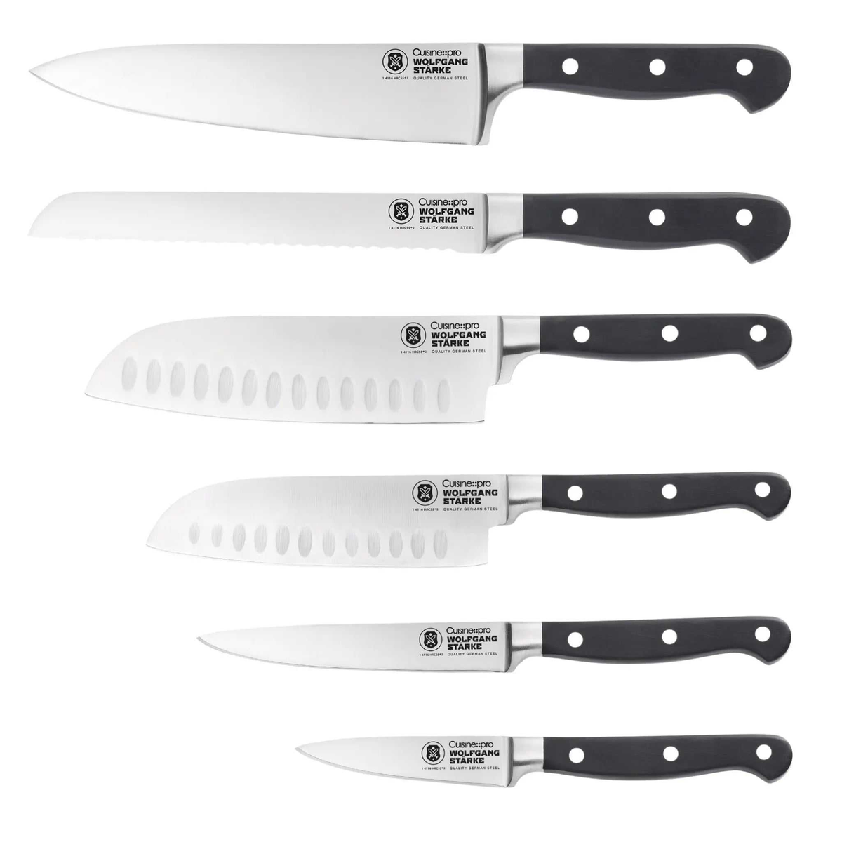 Bloc de couteaux 7 pièces Klar WOLFGANG STARKE - Cuisine::pro® Cuisine::pro®