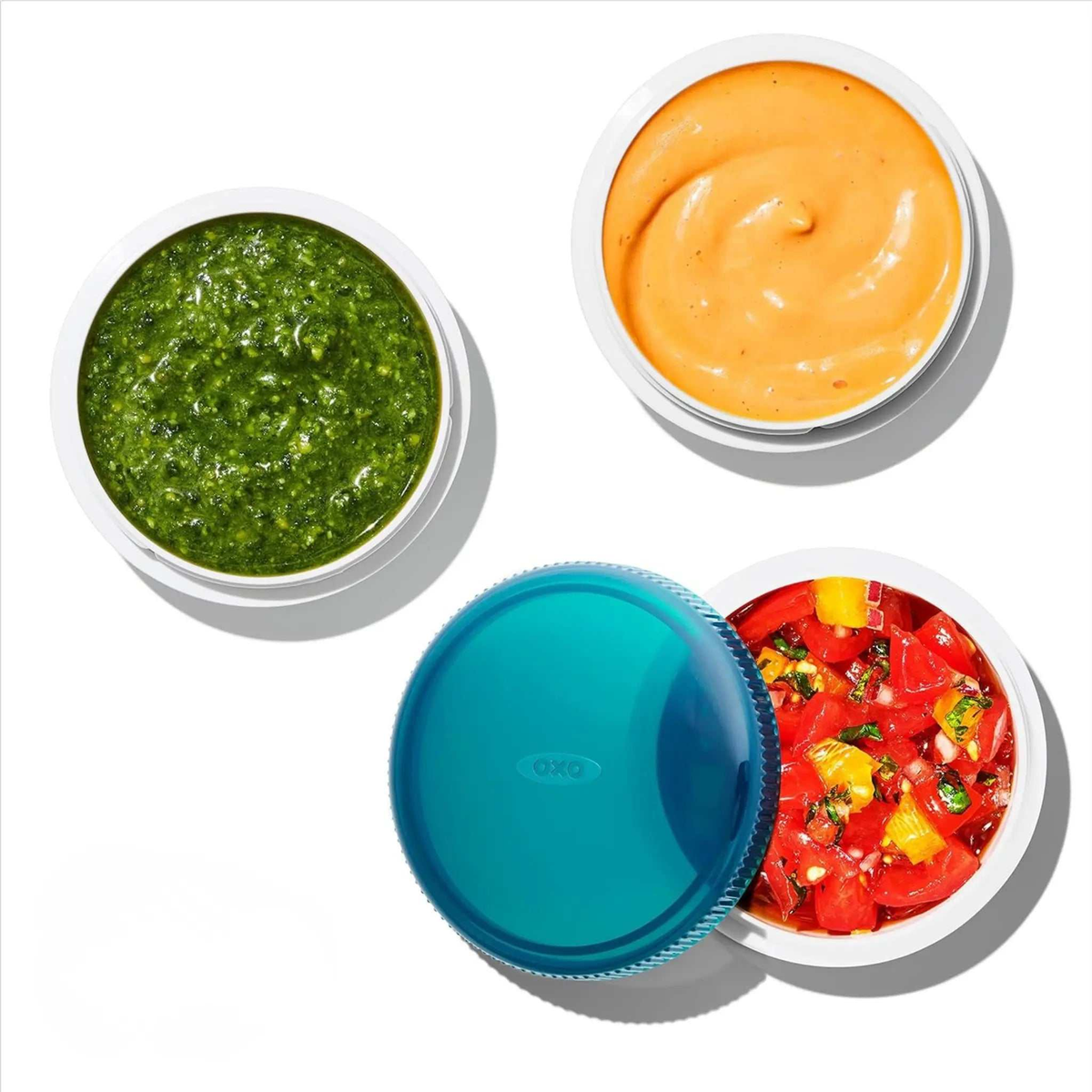 Ensemble de 3 contenants à condiments Good Grips Prep & Go – OXO OXO