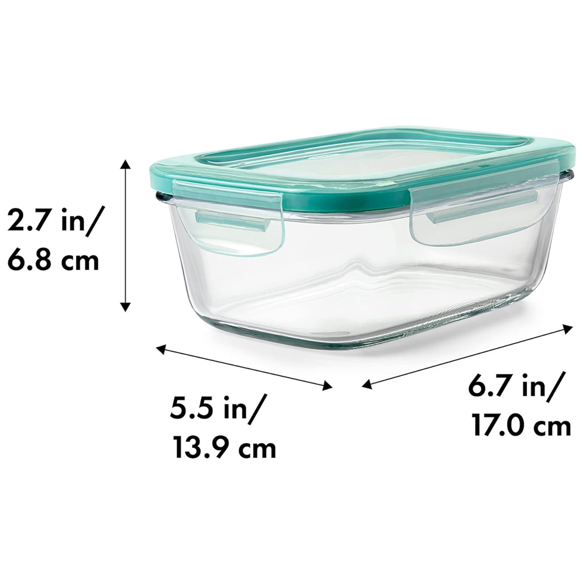 Contenant alimentaire en verre hermétique 3,5 tasses – OXO