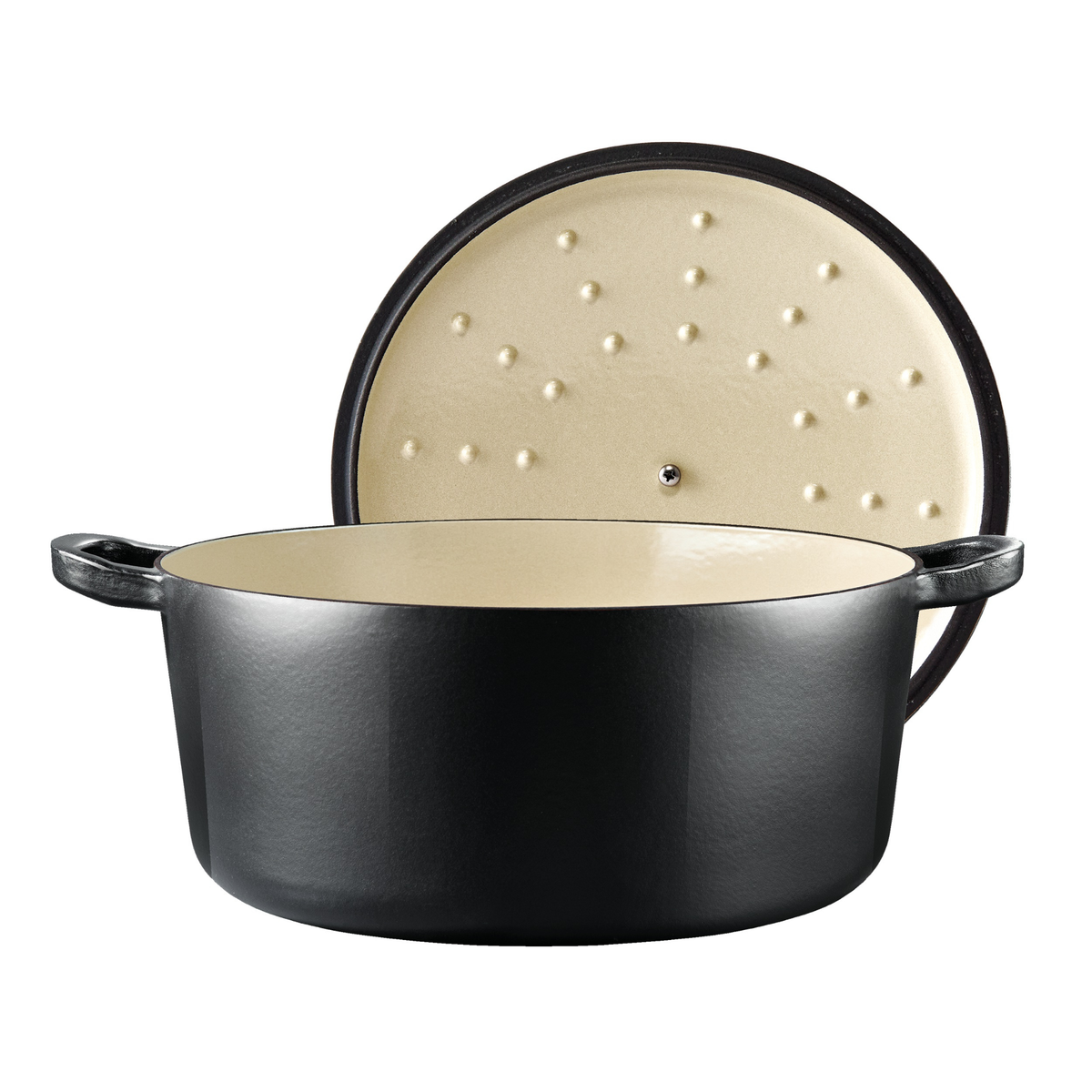 Intérieur émaillé de la cocotte en fonte LE CONNOISSEUR™ 6,3 L