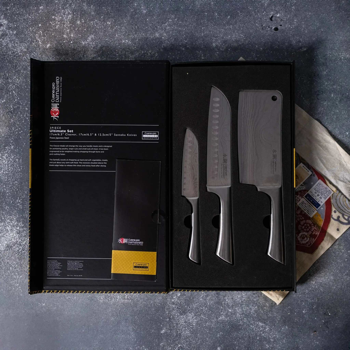 Ensemble de couteaux Ultimate Damashiro® 3 pièces - Cuisine::pro® Cuisine::pro®