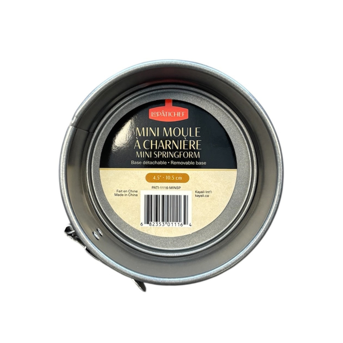 Mini moule à charnière avec base amovible 10,5 cm – Le Pâtichef