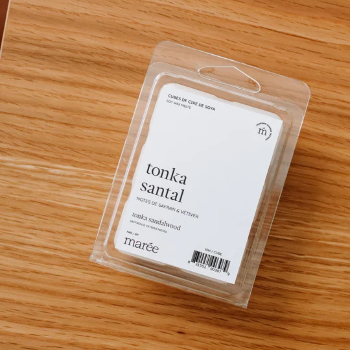 Cubes de cire de soya Tonka santal pour diffuseur 74 ml – Marée Chandelles