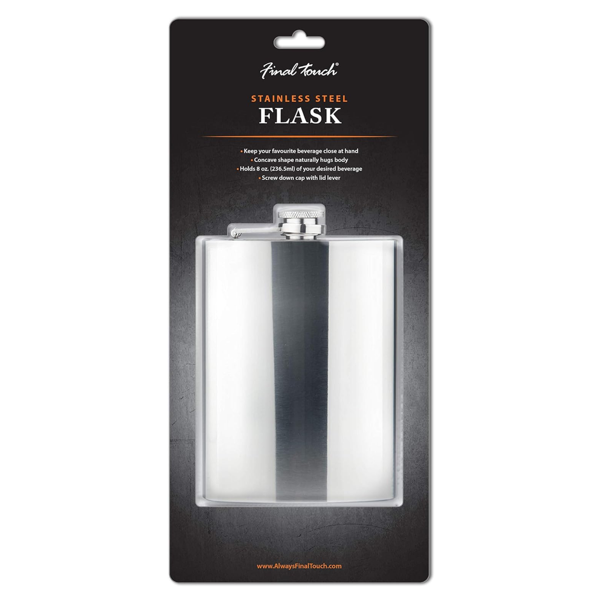 Flasque en acier inoxydable 236 ml – Final Touch