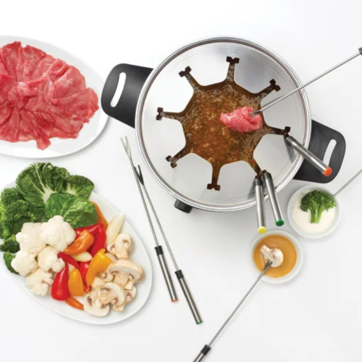 Ensemble à fondue électrique inox 3 L – Starfrit