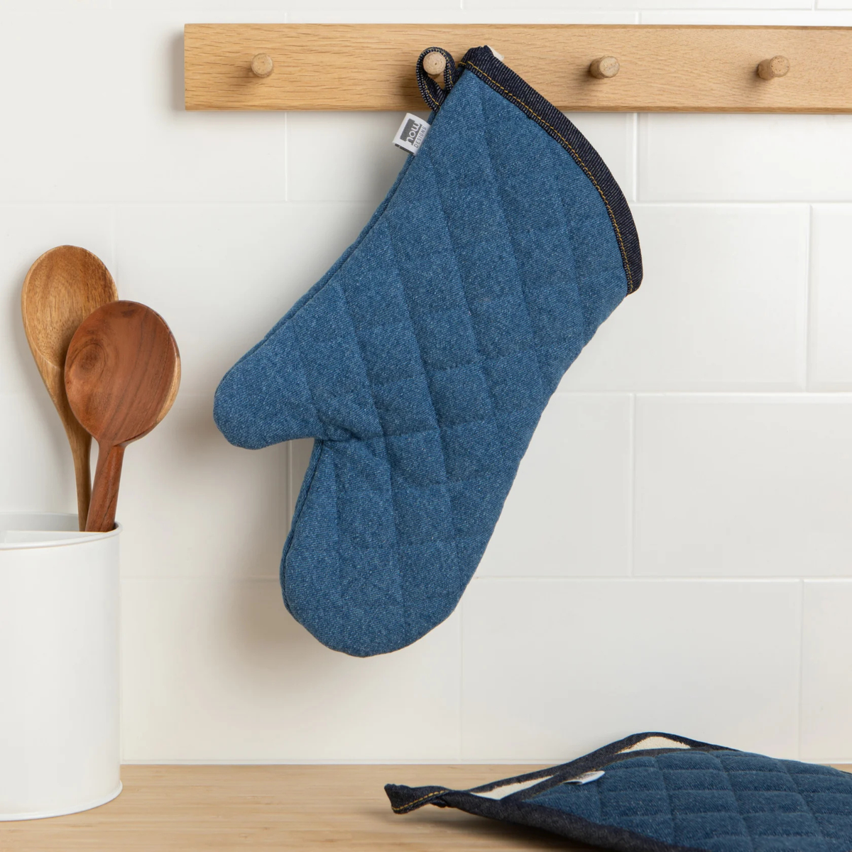 Mitaine de four coton Now Designs vue complète