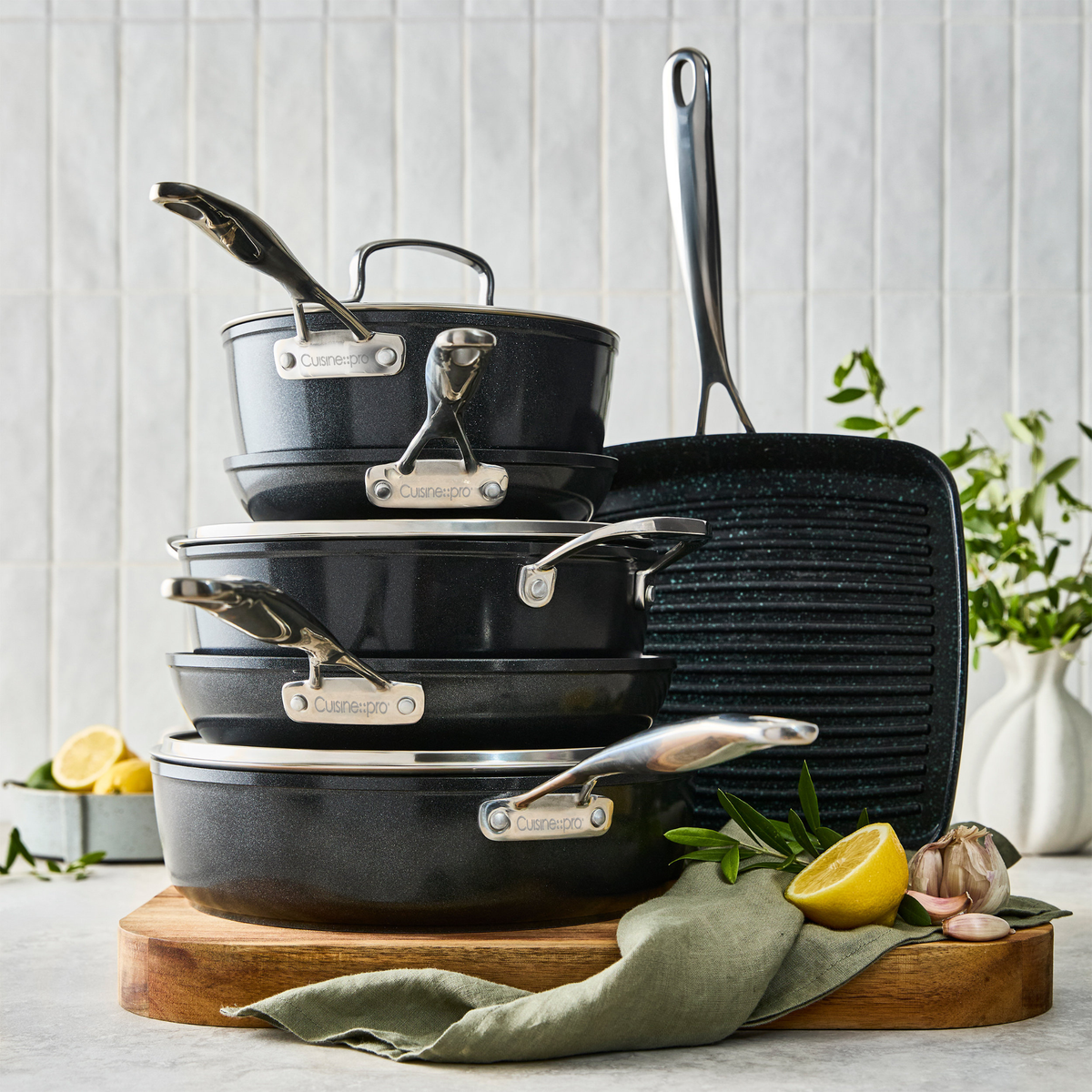 Batterie de cuisine 9 pièces GREEN STONE™ – Cuisine::pro® Cuisine::pro®