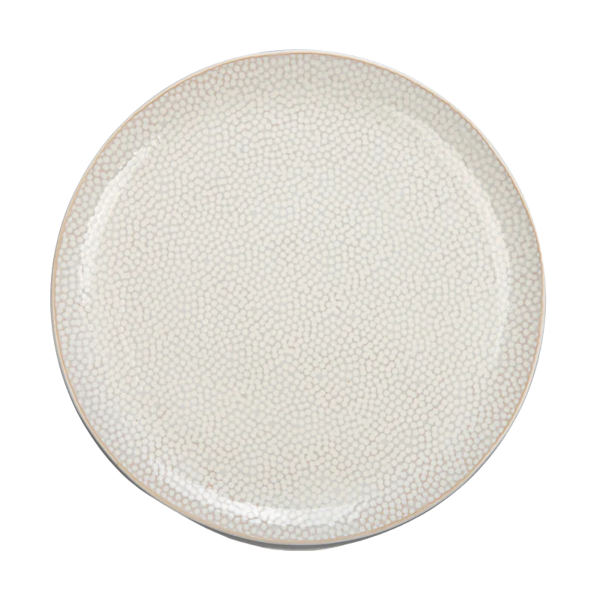 Assiette en grès blanc Truffles 26 cm – BIA