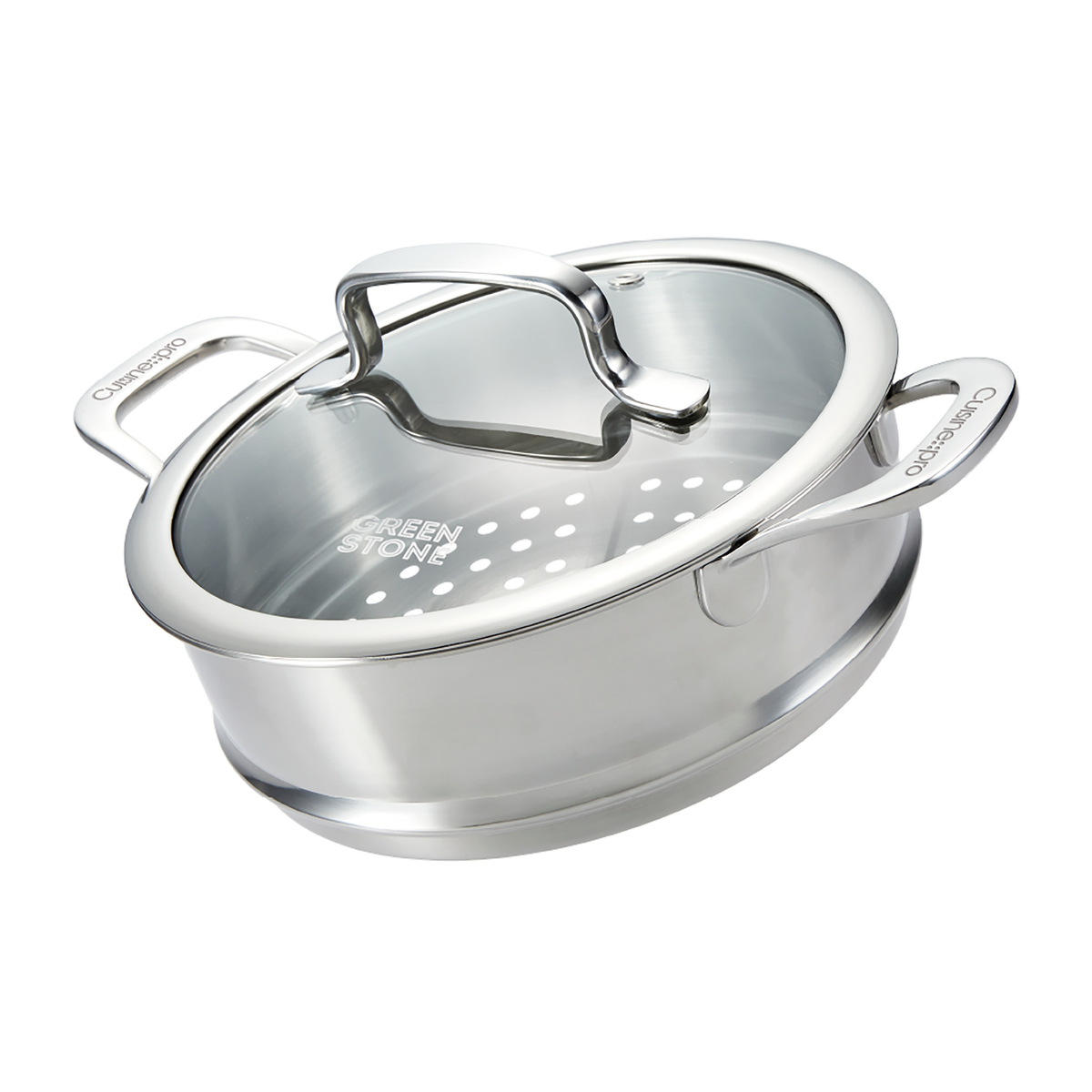 Casserole avec panier vapeur et couvercle GREEN STONE™ 20 cm – Cuisine::pro® Cuisine::pro®