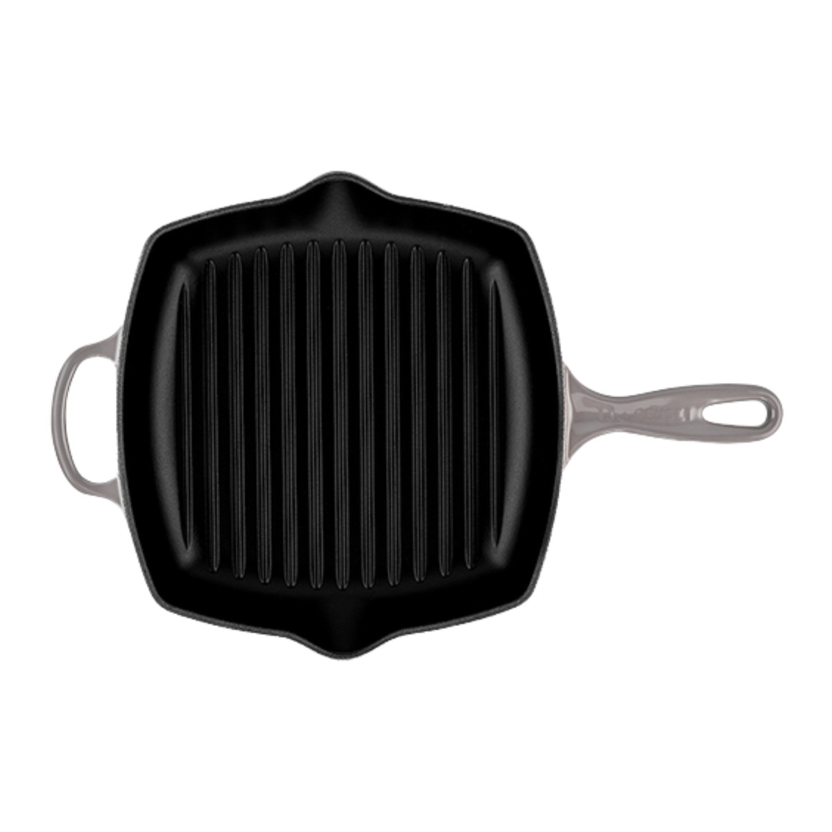 Oyster Enameled Cast Iron Square Grillit 26 cm – Le Creuset