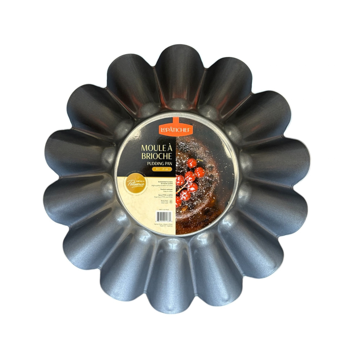 Moule à brioche cannelé antiadhésif 21 cm – Le Pâtichef