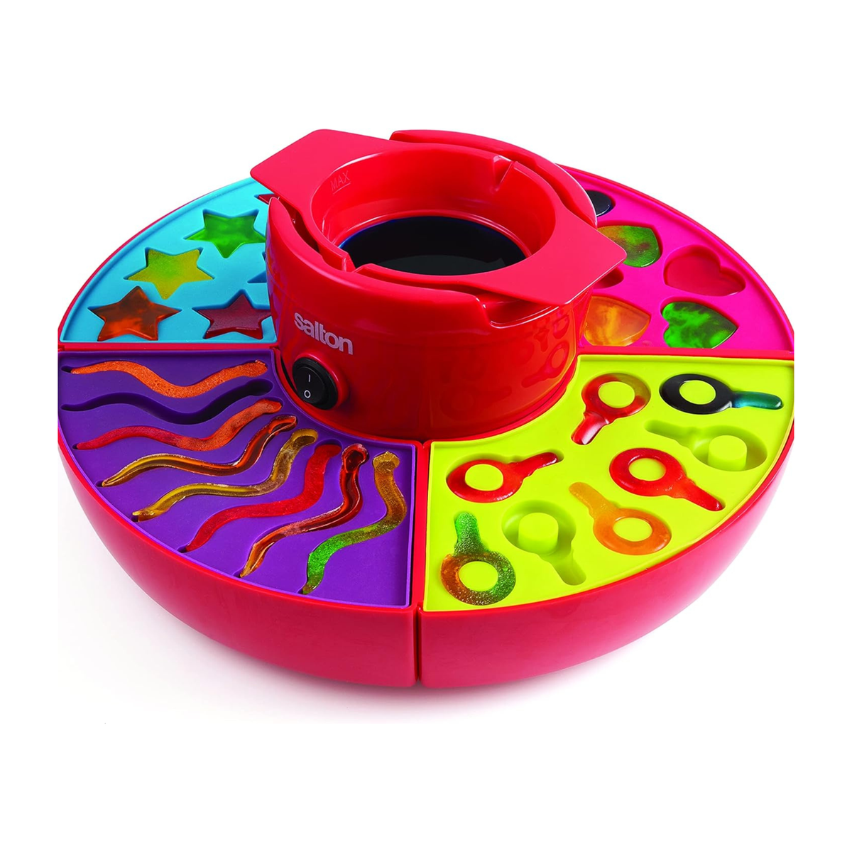 Machine à bonbons gélifiés avec moules en silicone – Salton