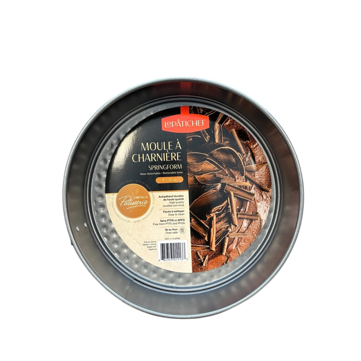 Moule à charnière antiadhésif à base amovible 20 cm – Le Pâtichef