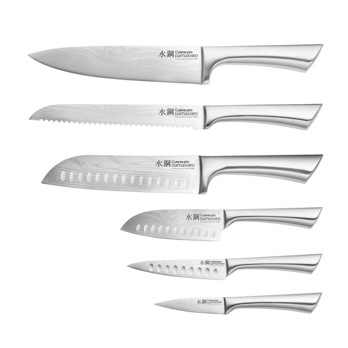 Bloc de couteaux Kin Damashiro® 7 pièces - Cuisine::pro® Cuisine::pro®