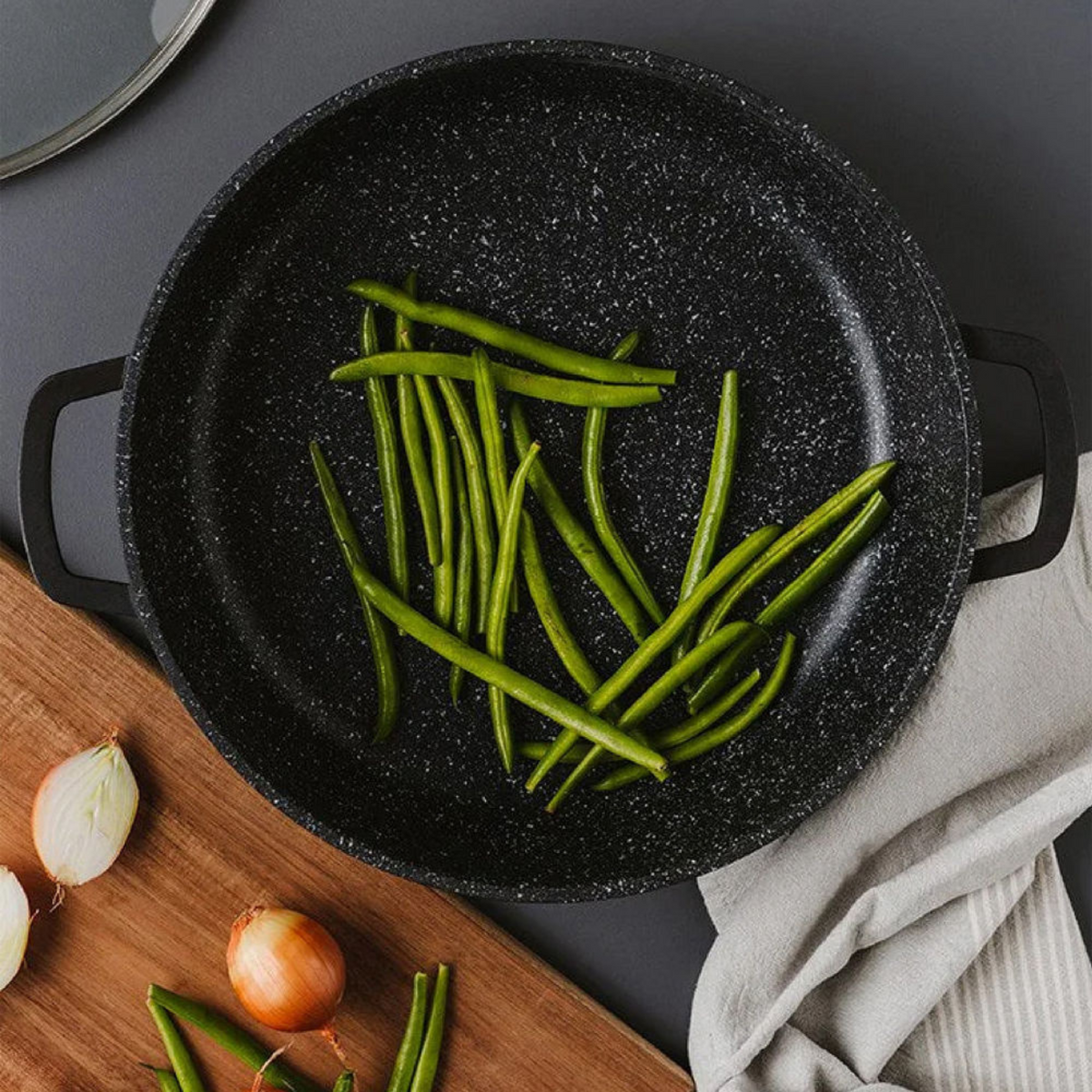 Poêle à sauter avec couvercle 12.5" STONE - Cuisine::pro® Cuisine::pro®