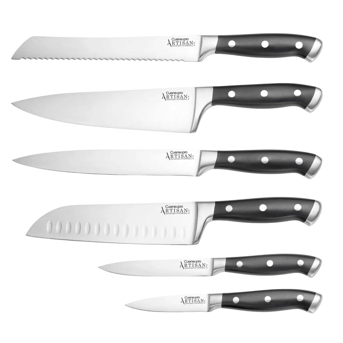 Bloc de couteaux Stahl ARTISAN™ 6 pièces - Cuisine::pro® Cuisine::pro®