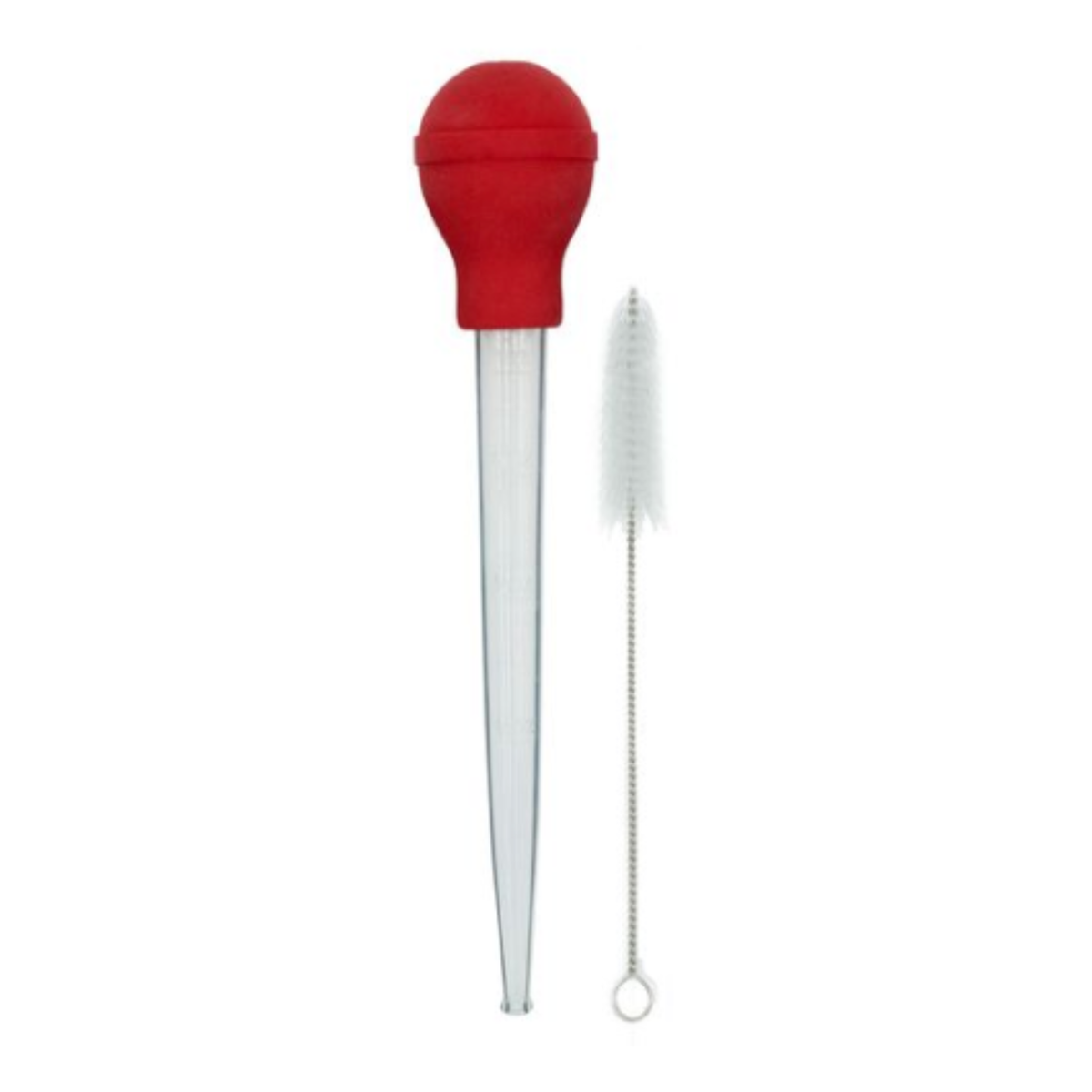 Ensemble poire à jus 29 cm avec brosse de nettoyage et tube gradué résistant à la chaleur